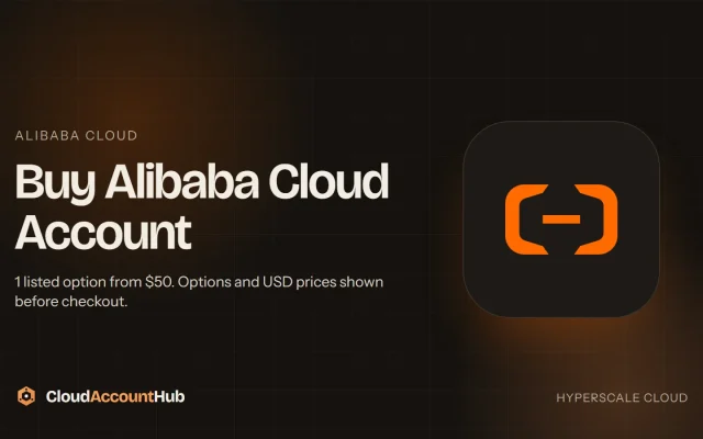 Buy Alibaba Cloud Accounts listing visual on CloudAccountHub
