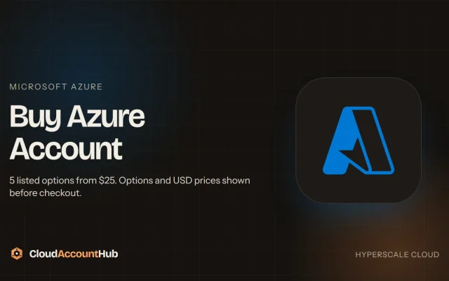 Buy Azure Accounts listing visual on CloudAccountHub